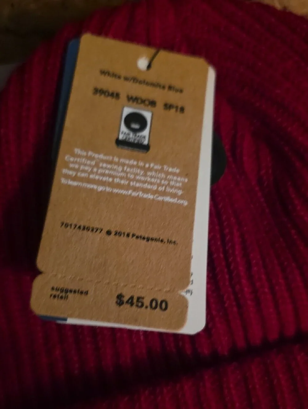 Patagonia Kids Beanie - Wine Red